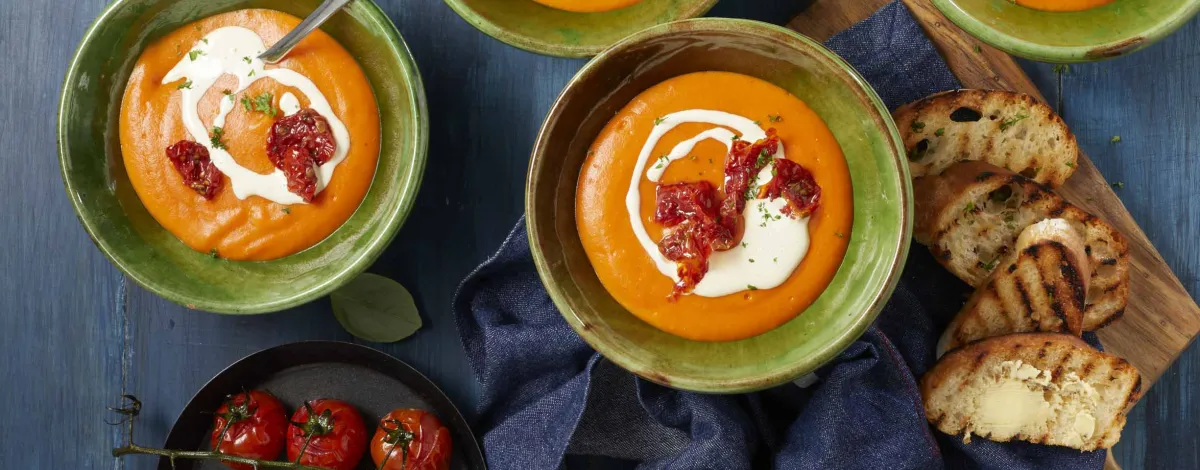 Tomato and Basil Sou[